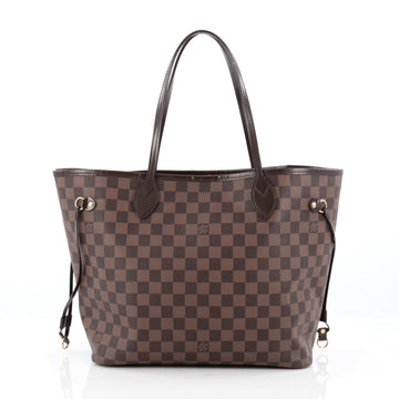 Louis Vuitton Neverfull Tote Damier MM Brown