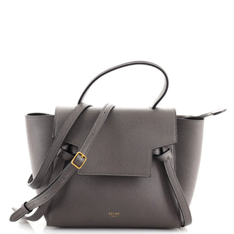 Celine Belt Bag Textured Leather Nano