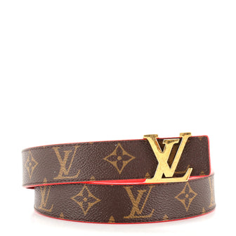 Louis Vuitton LV Initiales Belt Monogram Canvas Medium