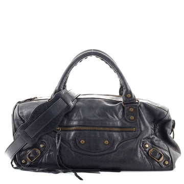 Balenciaga Twiggy Classic Studs Bag Leather Maxi