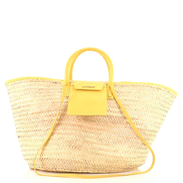 Jacquemus Le Grand Panier Soleil Tote Straw Large