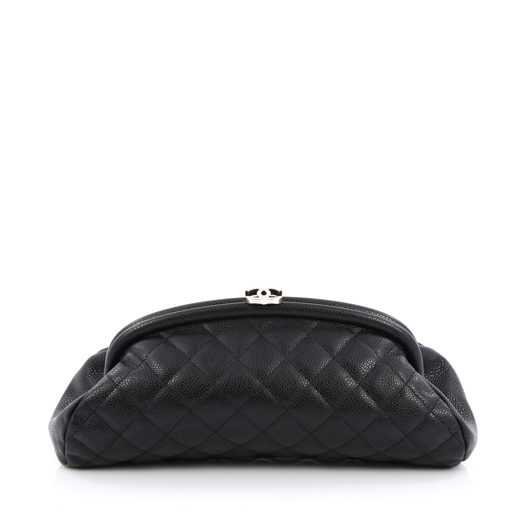 Buy Chanel Timeless Clutch Quilted Caviar Black 1600602