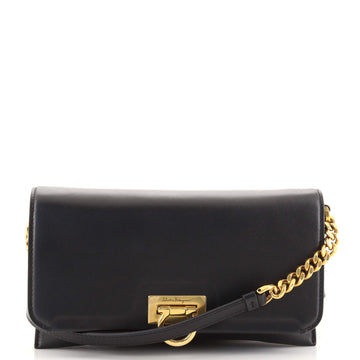 Salvatore Ferragamo Trifolio Crossbody Bag Leather Mini