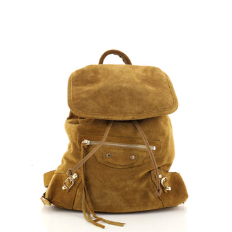 Balenciaga Classic Traveler Backpack Suede Extra Small