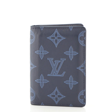 Louis Vuitton Pocket Organizer Monogram Shadow Leather