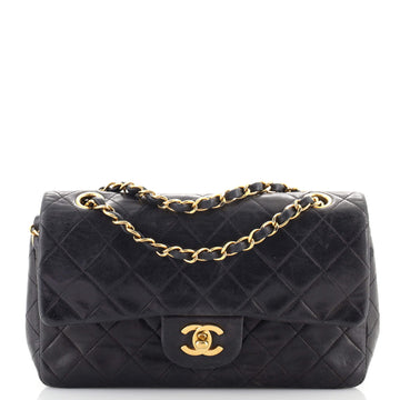 Chanel Vintage Classic Single Flap Bag Quilted Lambskin Medium