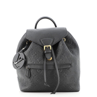 Louis Vuitton Montsouris Backpack NM Monogram Empreinte Leather PM