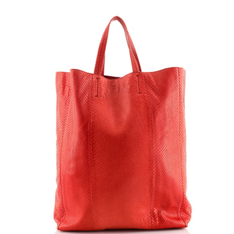 Celine Vertical Cabas Tote Python Large
