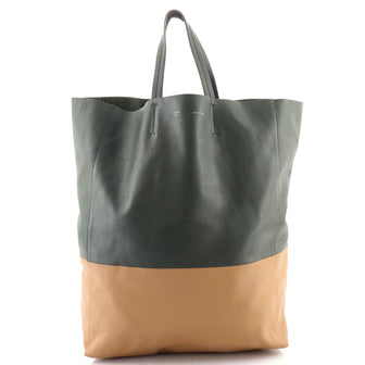 Celine Vertical Bi-Cabas Tote Leather Large