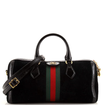 Gucci Ophidia Boston Bag Suede Medium