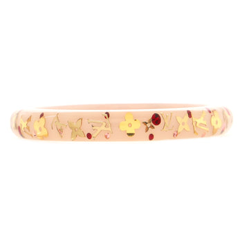 Louis Vuitton Inclusion Bangle Bracelet Resin with Crystals PM