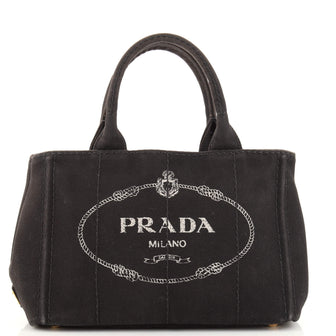Prada Canapa Tote Canvas Mini