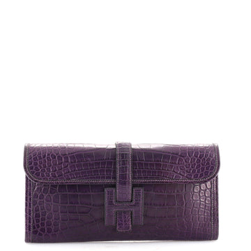 Hermes Jige Elan Clutch Alligator 29