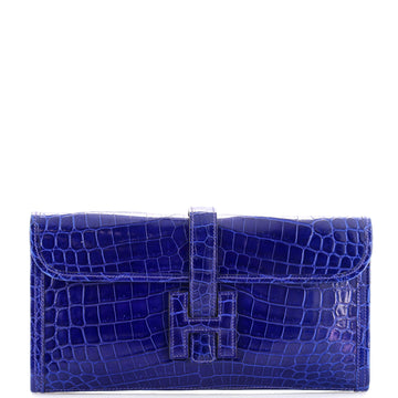 Hermes Jige Elan Clutch Shiny Niloticus Crocodile 29