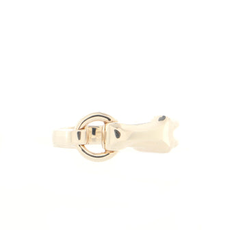Hermes Galop Ring Sterling Silver Small