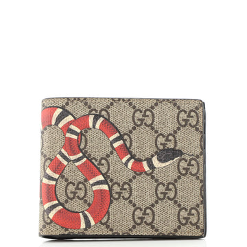 Gucci Bifold Wallet	 Printed GG Coated Canvas