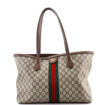 Gucci Ophidia Shopping Tote GG Coated Canvas Medium