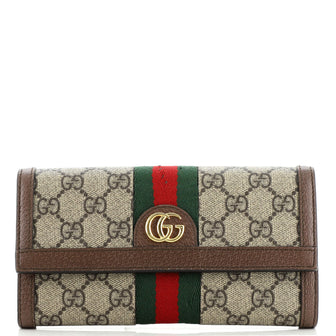Gucci Ophidia Zip Around Wallet GG Coated Canvas