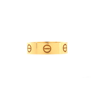 Cartier Love Band Ring 18K Yellow Gold