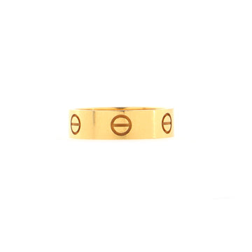 Cartier Love Band Ring 18K Yellow Gold