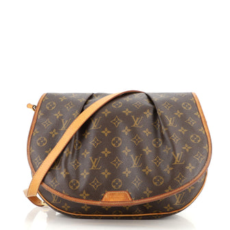 Louis Vuitton Menilmontant Handbag Monogram Canvas MM