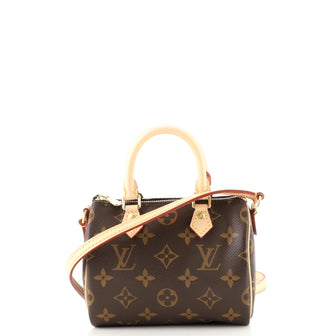 Louis Vuitton Speedy Bandouliere Bag Monogram Canvas Nano