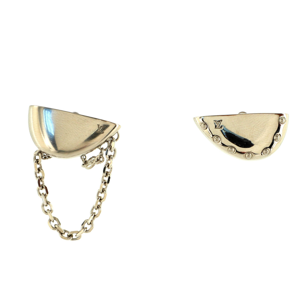Louis Vuitton Bionic Stud Chains and Rings Earrings
