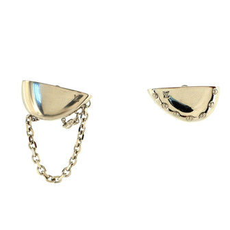 Louis Vuitton Bionic Stud Earrings Brass