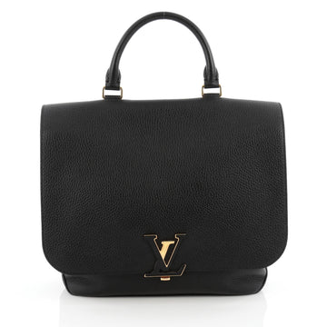 Louis Vuitton Volta Handbag Leather Black