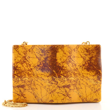Bottega Veneta Wood Chain Clutch Wood