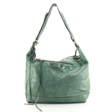 Balenciaga Classic Studs Courier Hobo Leather XL
