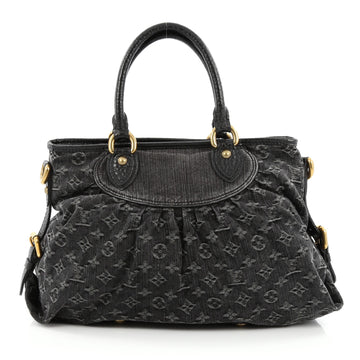 Louis Vuitton Neo Cabby Handbag Denim MM