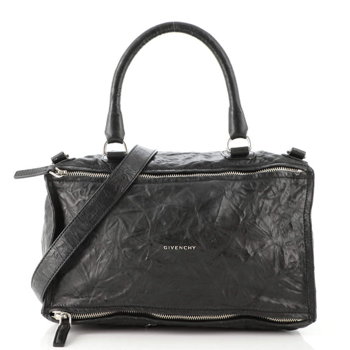 GIVENCHY Pandora ブラックレザー ショルダーバッグ GIVENCHY Pandora Leather Shoulder Bag Black