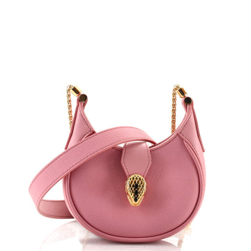 Bvlgari Serpenti Ellipse Leather Micro