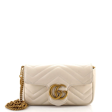 Gucci GG Marmont Flap Bag Matelasse Leather Super Mini