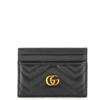 Gucci GG Marmont Card Holder Matelasse Leather