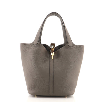 Hermes Picotin Lock Bag Clemence MM