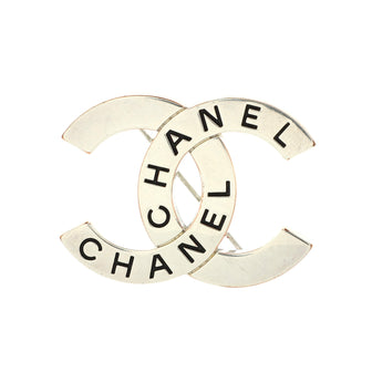 Chanel Vintage CC Logo Brooch Metal