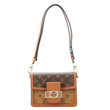 Louis Vuitton Dauphine Shoulder Bag Reverse Monogram Canvas Mini