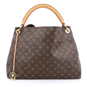 Louis Vuitton Artsy Handbag Monogram Canvas MM Brown