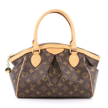 Louis Vuitton Tivoli Handbag Monogram Canvas PM Brown