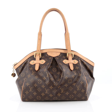 Louis Vuitton Tivoli Handbag Monogram Canvas GM Brown