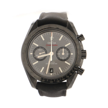 Omega Speedmaster Professional Moonwatch Dark Side Of The Moon Co-Axial Chronometer Chronograph Automatic Watch Ceramic and Nylon 44