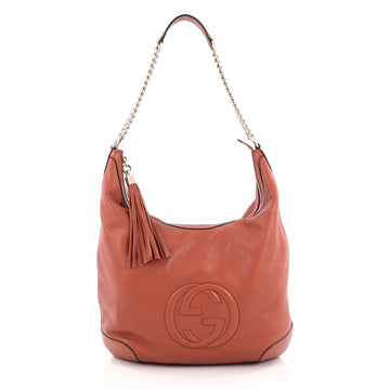 Gucci Soho Hobo Chain Strap Leather Medium