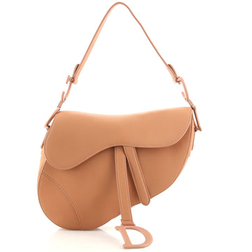 Christian Dior Ultra Matte Saddle Handbag Leather Medium
