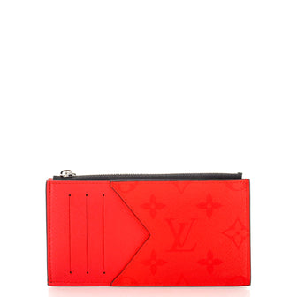 Louis Vuitton Coin Card Holder Monogram Taigarama
