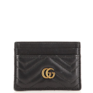 Gucci GG Marmont Card Holder Matelasse Leather