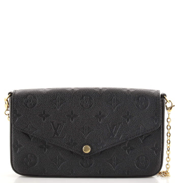 Louis Vuitton Felicie Pochette Monogram Empreinte Leather