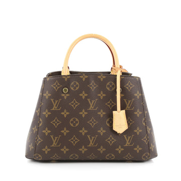 Louis Vuitton Montaigne Handbag Monogram Canvas BB Brown