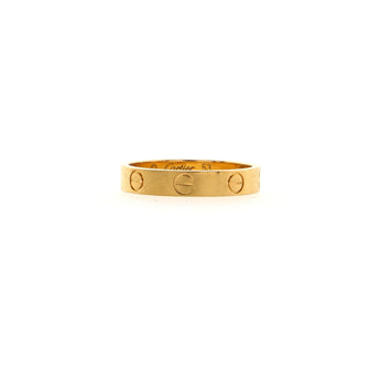 Cartier Love Wedding Band Ring 18K Yellow Gold